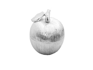 Silver apple honey dish #3