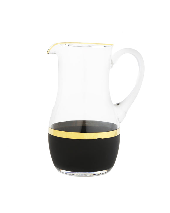 Black and gold Pitcher