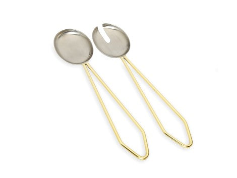 Gold Salad servers